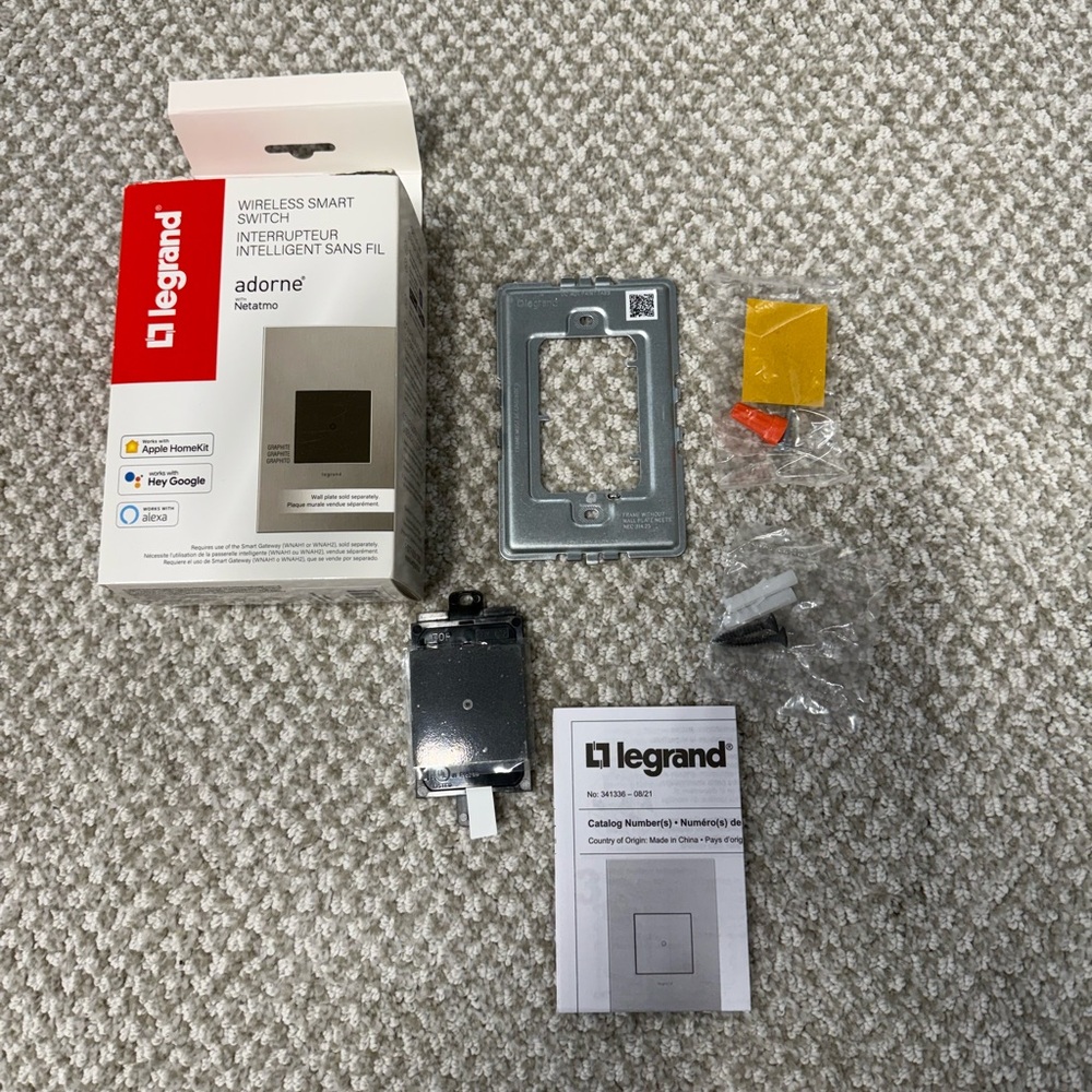 New Legrand Adorne Wireless Smart Switch